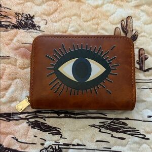 Brown Eye Design Wallet